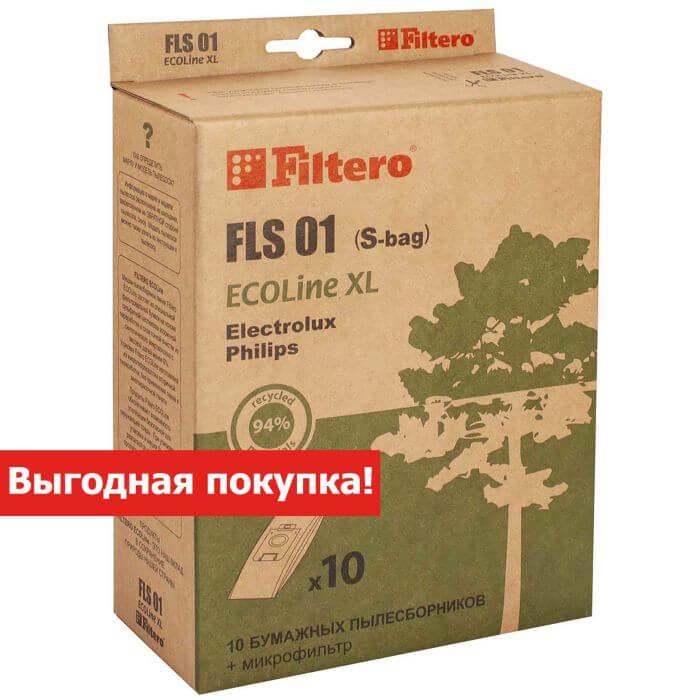 Filtero FLS 01 S-bag 10+фильтр ECOLine XL front