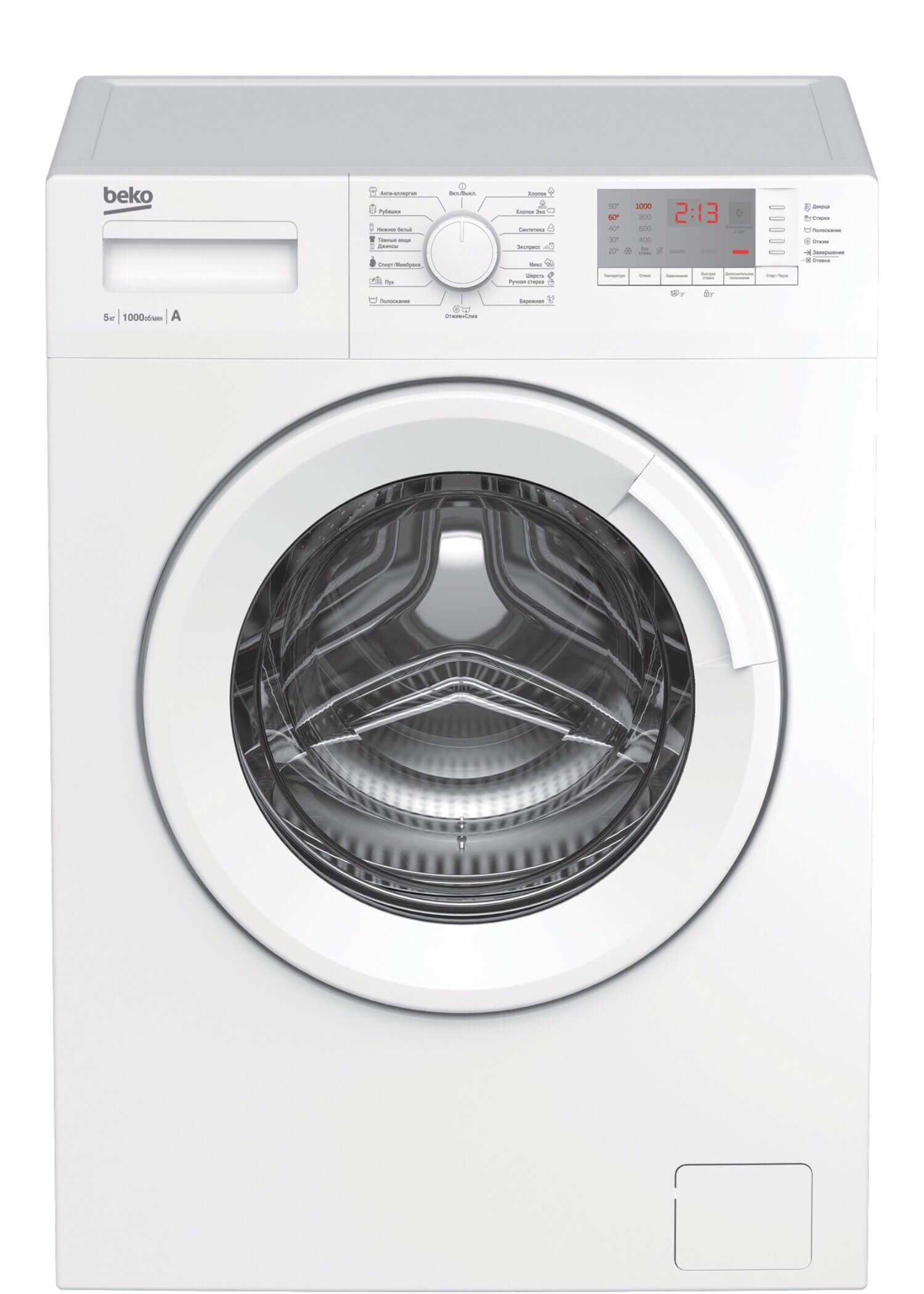 Beko WRS5512BWW front-tinified