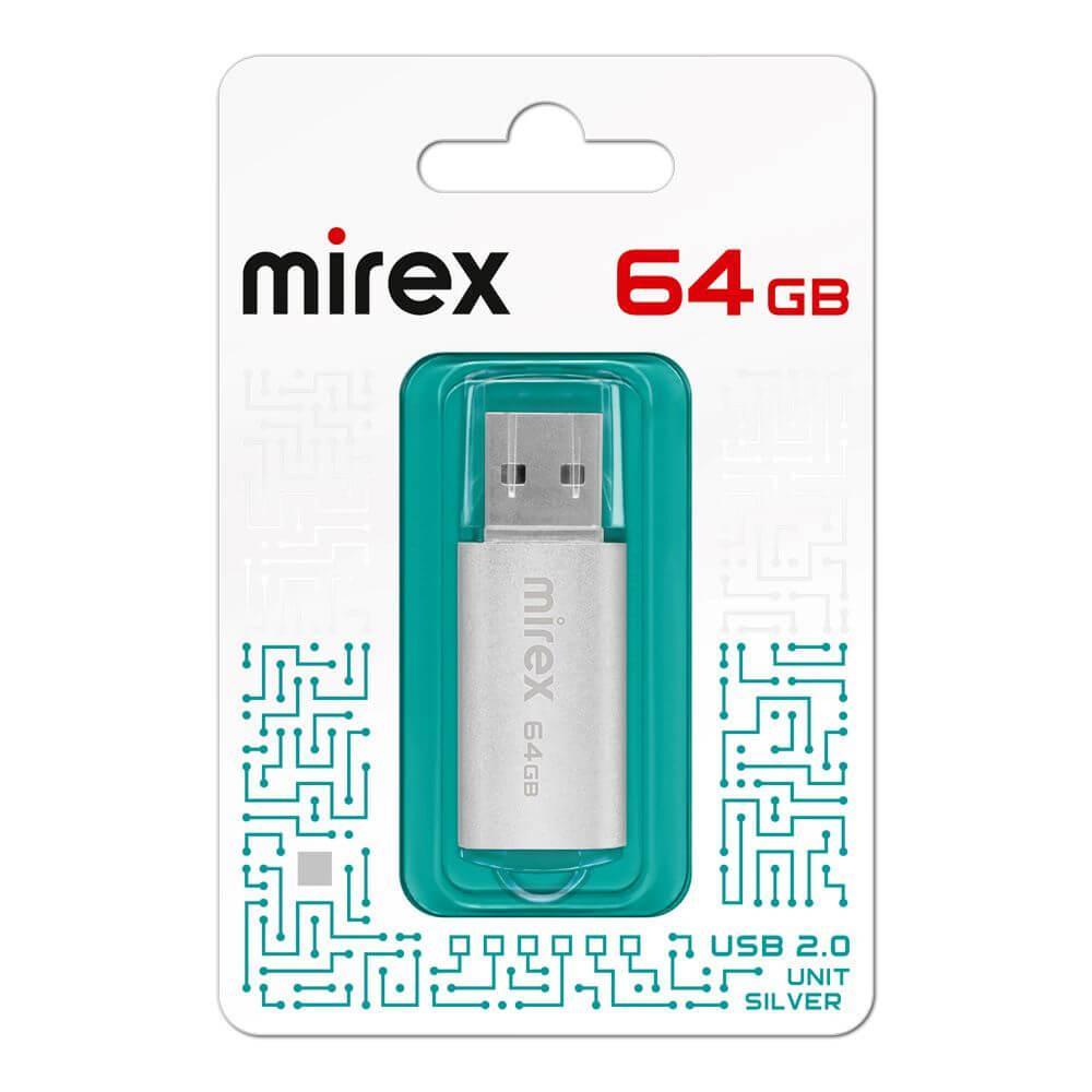 Mirex Unit 64GB Серебро 13600-FMUUSI64 front
