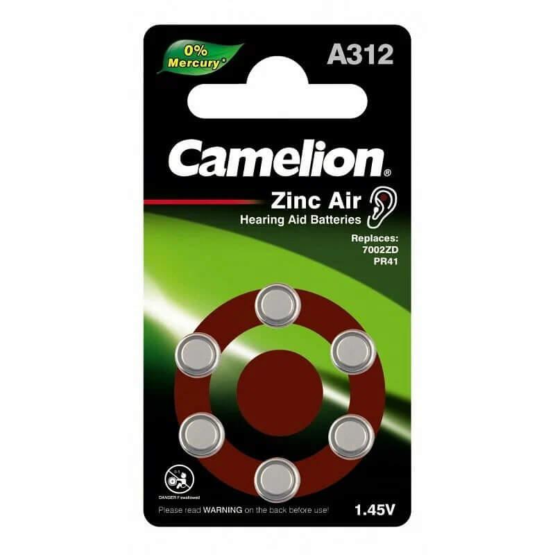 Camelion ZA312 BL-6 Mercury Free front