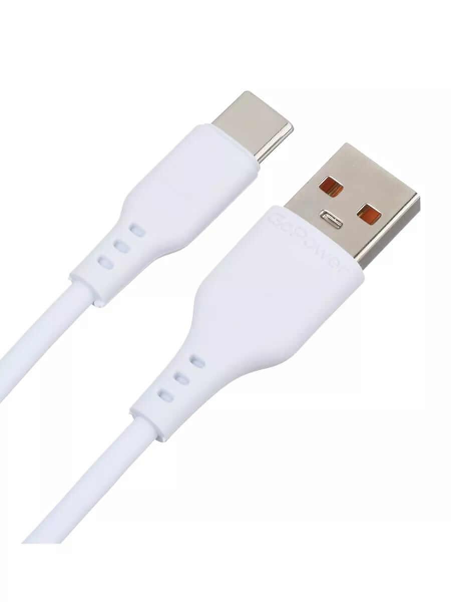 GoPower GP01T Type-C 1м 2.4A белый front