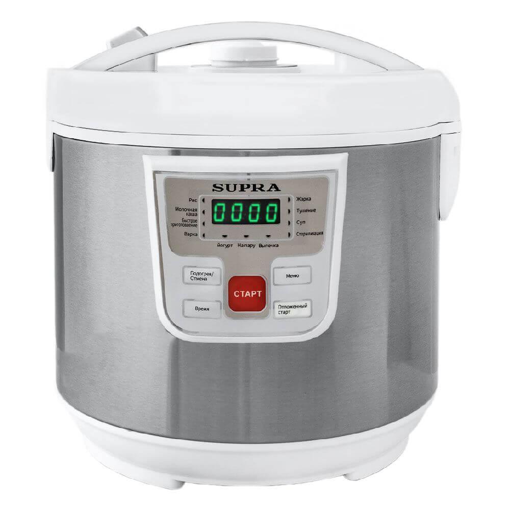 SUPRA MCS-4114 серебристый белый front